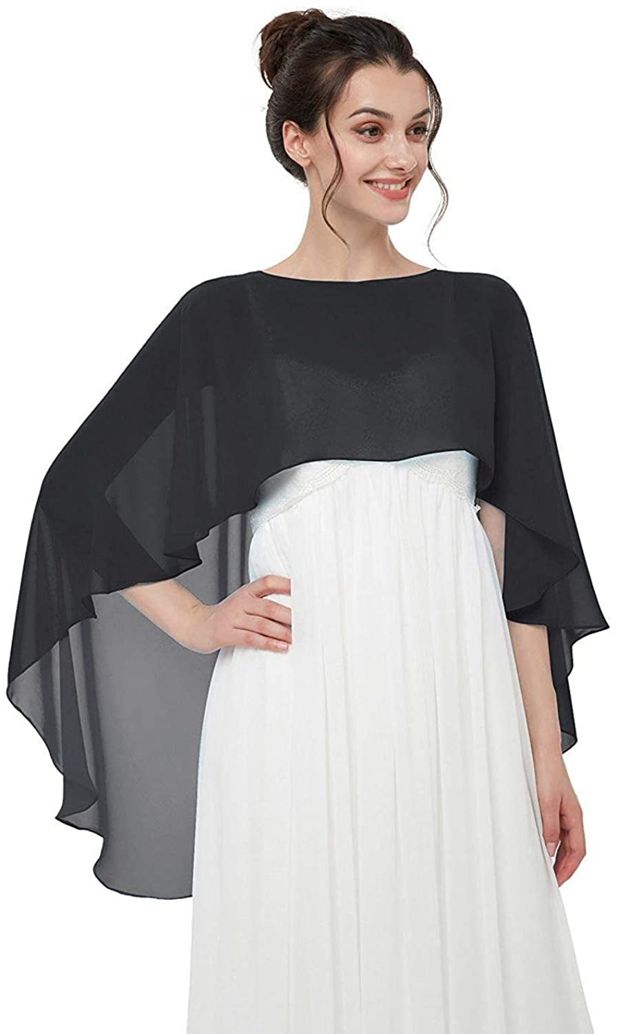 Wedding Capes Women Soft Chiffon Shrug Bridal Shawl Wraps for Evening  Dresses | Walmart Canada